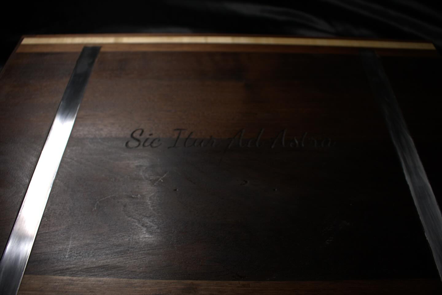 Ad Astra - Latin inscription on bottom